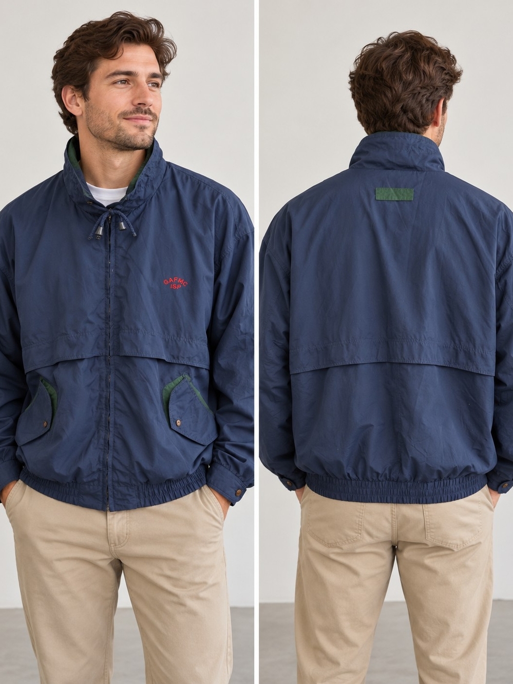 Lee Navy XL LightweightNavy Lightweight Windbreaker Jacket - Men's Casual Outer